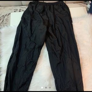 Two if by Spalding black joggers vintage